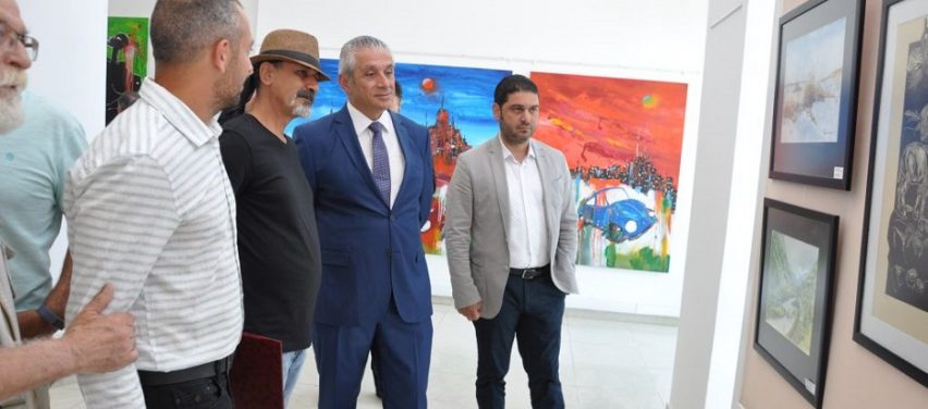 “Türkiye Sanatçıları Resim Sergisi” YDÜ’de açıldı