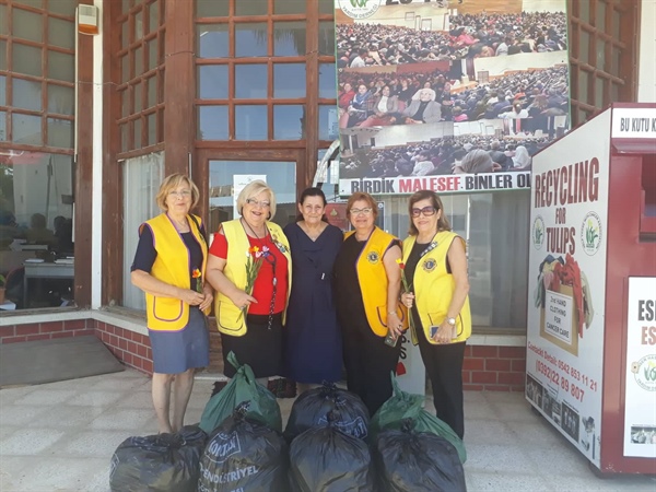 Girne Ada Lions Kulübü'nden Kanser Hastalarına Yardım Derneği'ne bağış