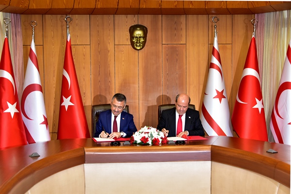 Türkiye ile Kuzey Kıbrıs Türk Cumhuriyeti arasında İktisadi ve Mali İşbirliği Anlaşması imzalandı