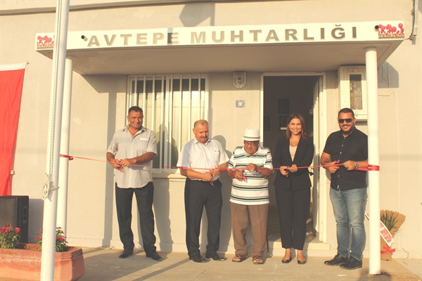 Avtepe Muhtarlığı binası, İçişleri Bakanı Ayşegül Baybars tarafından hizmete açıldı