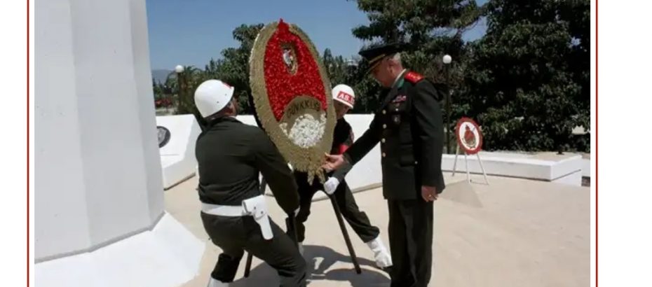 Cumhuriyet Parkı Anıtı’nda çelenk sunma töreni gerçekleştirildi