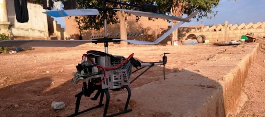Suriye Milli Ordusu Ayn İsa kırsalında drone helikopter düşürdü