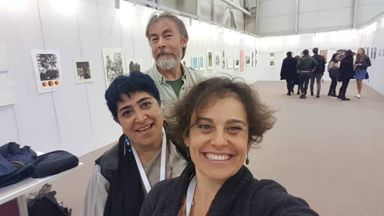 Sanatçı Ayhatun Ateşin, eserleriyle, cumartesi günü başlayan İstanbul ARTİST 2019 / 29. İstanbul Sanat Fuarı’na katıldı