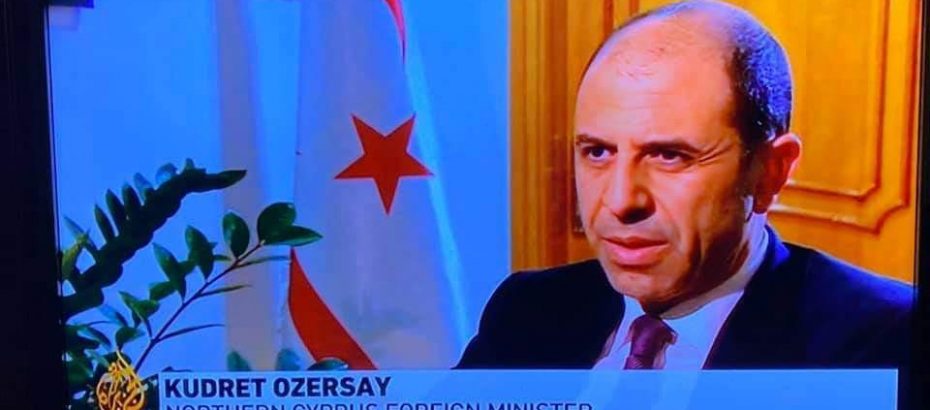 Özersay, El Cezire’ye konuştu