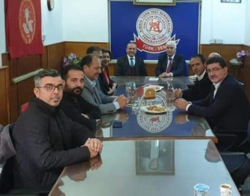 Ataoğlu,TÜRK-SEN'i nezaket ziyaretinde bulundu