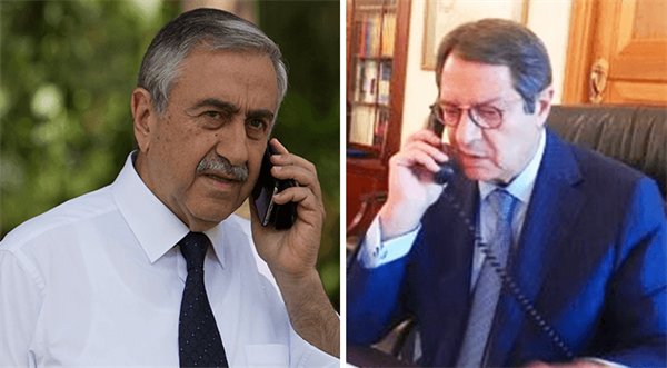 Cumhurbaşkanı Akıncı ve Rum Lider Anastasiades  telefon görüşmesi gerçekleştirdi Kaynak: Cumhurbaşkanı Akıncı ve Rum Lider Anastasiades  telefon görüşmesi gerçekleştirdi