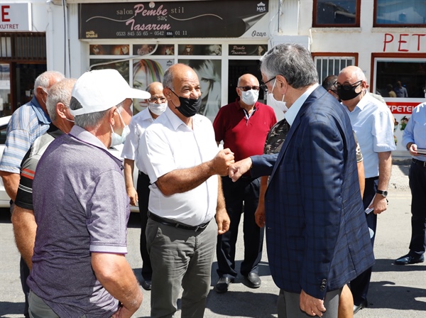 Cumhurbaşkanı Mustafa Akıncı, Lefke’yi ziyaret ederek yurttaşlarla bir araya geldi