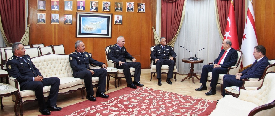 Başbakan Tatar, Manavoğlu ve Soyalan’ı kabul ederek görüştü..Tatar: Ülkemizde en fazla polis teşkilatına güven duyuluyor