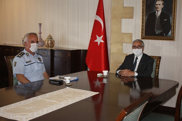 Cumhurbaşkanı Mustafa Akıncı, yeni Polis Genel Müdürü Ahmet Soyalan’ı kabul etti