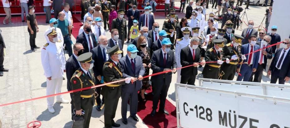 Müze Gemi Girne Yeni Turizm Limanı’nda ziyarete açıldı