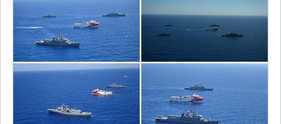 TC Milli Savunma Bakanlığı duyurdu: Oruç Reis gemisine refakat ediyorlar