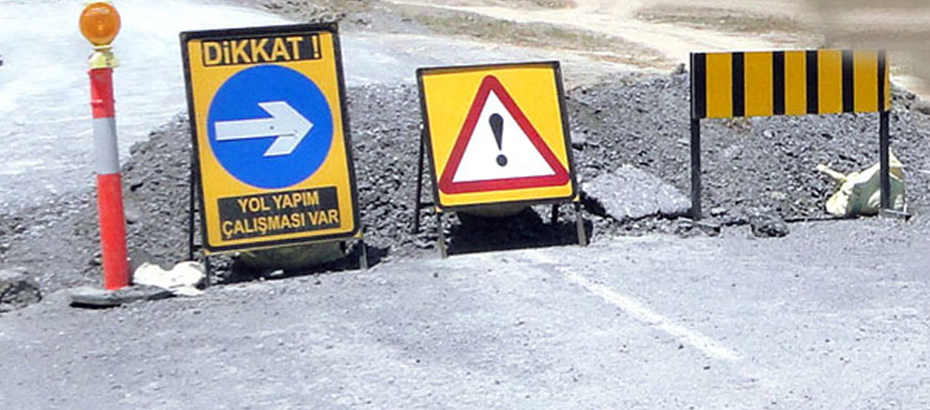 Lefkoşa-Girne Anayolu, yapım ve yama çalışması nedeniyle Pazartesi kısım kısım trafiğe kapatılacak