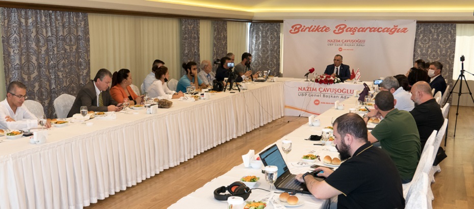 UBP Genel Başkan Adayı, Eğitim Bakanı Çavuşoğlu  Manifestosunu açıkladı