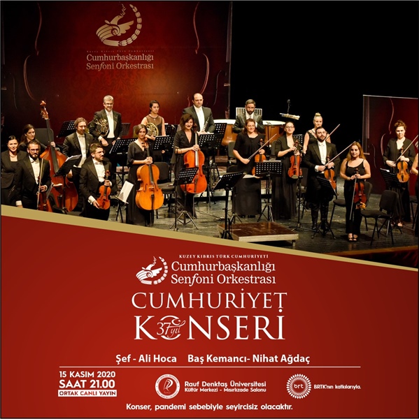 Cumhurbaşkanlığı Senfoni Orkestrası “Cumhuriyet Konseri” verecek