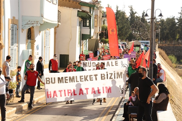 Cumhuriyetçi Türk Partisi Gençlik Örgütü, “Barış ve Demokrasi İçin Mücadele” eylemi yaptı