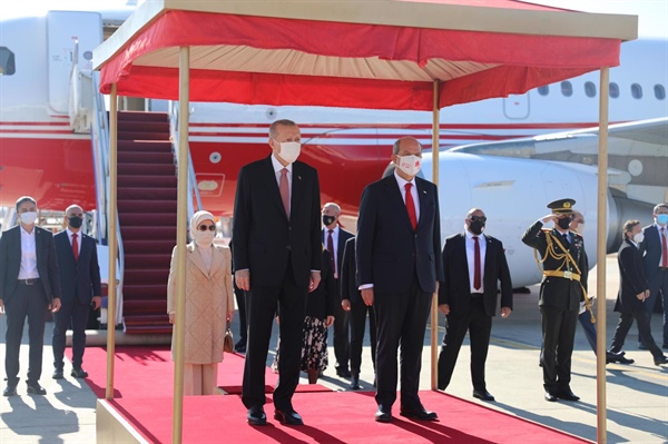 Türkiye Cumhurbaşkanı Recep Tayyip Erdoğan KKTC’ye geldi
