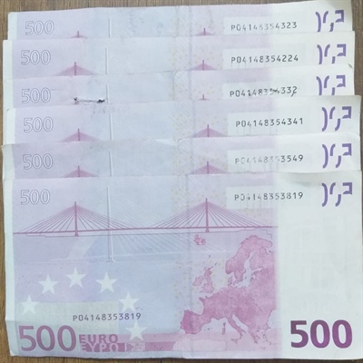 Sahte 500 Euro’luk banknot  uyarısı