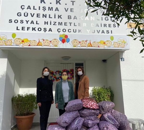 Türk Birliği Dayanışma Derneği (Türk-Bir), Çağlayan Çocuk Yuvası’nı ziyaret ederek hediyeler verdi