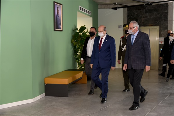 Cumhurbaşkanı Tatar Girne Belediyesi’ni ziyaret etti…Girne güçlenen bir pozisyonda