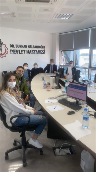 Pilli, bugün mesaisini Lefkoşa Dr. Burhan Nalbantoğlu Devlet Hastanesi’nde geçirdi
