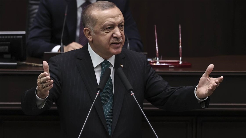 Erdoğan:Artık iki devletli çözümden başka Kıbrıs’ta çıkış yolu kalmamıştır