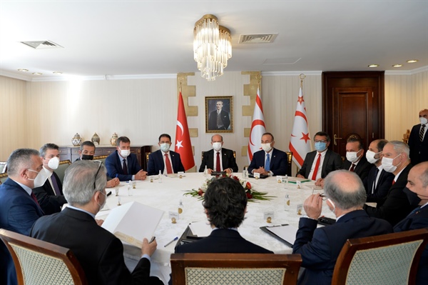 Mevlüt Çavuşoğlu ile Cumhurbaşkanlığı'nda gerçekleşen görüşmede TDP yok