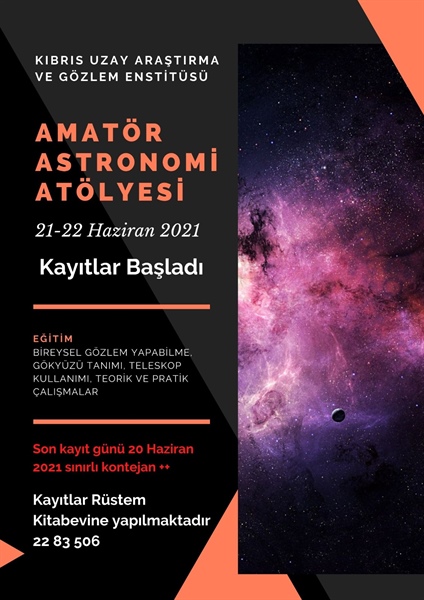 Bir grup araştırmacı ve girişimci tarafından kurulan “Kıbrıs Uzay Araştırma ve Gözlem Enstitüsü” faaliyetlerine başladı