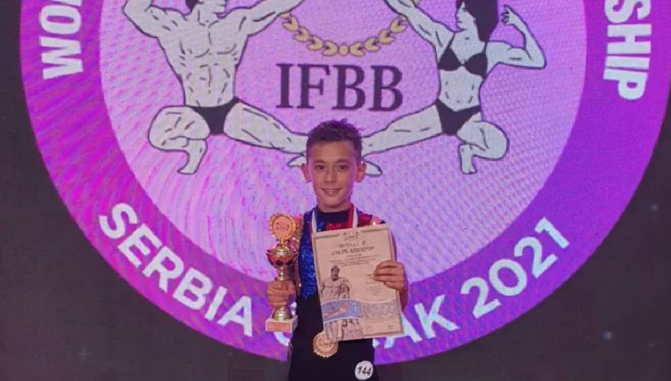 Kıbrıslı Türk Tantura, ‘Dünya Çocuk Fitness Şampiyonası’nda 3’üncü oldu