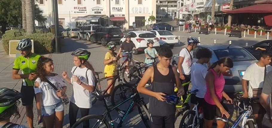 Girne Belediyesi Gençlik Platformu “Doğa yürüyüşü ve bisiklet sürüşü” düzenledi