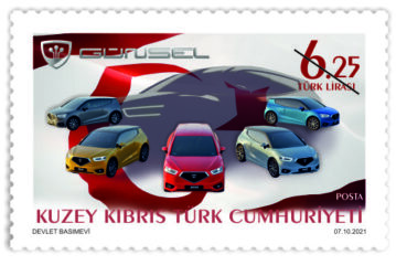 KKTC'nin ilk yerli otomobili Günsel onuruna tasarlanan posta pulları yarın satışa çıkarılıyor