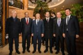 Başbakan Sucuoglu AK Parti ve MHP Milletvekilleri ile akşam yemeğinde bir araya geldi