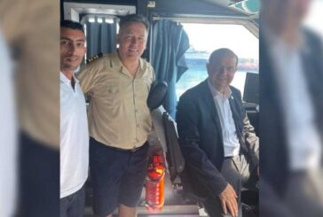 Cumhurbaşkanı Tatar, denizyolu ile seyahati sırasında, hikayesinde fotoğraflar paylaştı