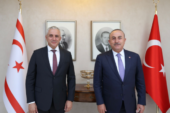 Taçoy, Türkiye Dışişleri Bakanı Çavuşoğlu ile görüştü