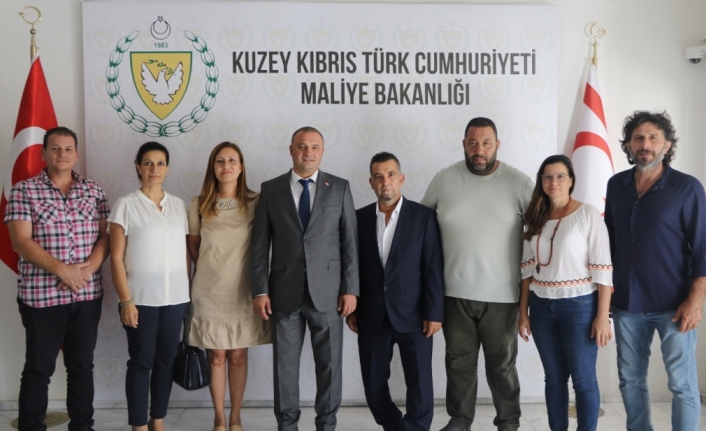 Maliye Bakanı Şan, Bay-Sen heyetini kabul etti