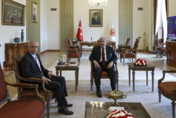 Ankara Büyükelçisi Korukoğlu, TBMM Başkanı Şentop'u ziyaret etti