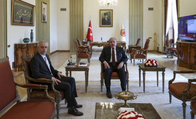 Ankara Büyükelçisi Korukoğlu, TBMM Başkanı Şentop’u ziyaret etti