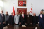 Maliye Bakanı Şan, TMT Mücahitler Derneği’ni ziyaret etti