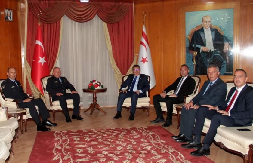 Başbakan Üstel, Polis Genel Müdürü Kuni ile Birinci Yardımcısı Beşerler’i kabul etti