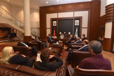 Belediyeler Birliği heyeti Konya’da Karatay Belediye Başkanı Kılca ile biraraya geldi