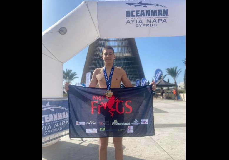 Kıbrıslı Türk yüzücü Boran Bora’dan Aiya Napa’da birincilik!