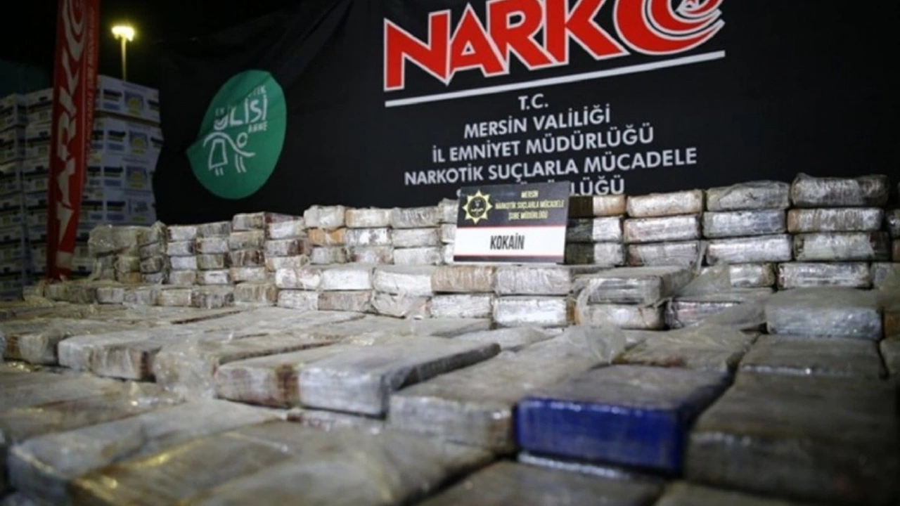 Mersin Limanı’nda 77 kilogram kokain ele geçirildi