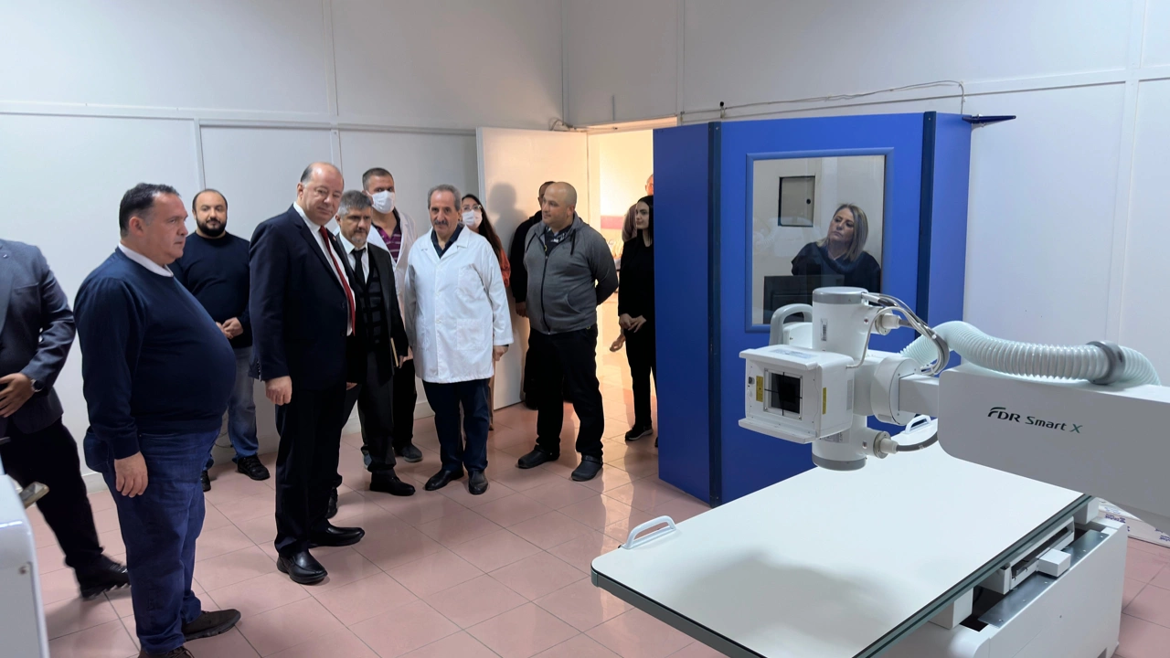 Nalbantoğlu Devlet Hastahanesi Polikliniği’nde yeni bir röntgen cihazı hizmete girdi