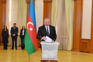 Azerbaycan'da seçim: Sandık çıkış anketine göre, Aliyev seçimde oyların yüzde 93,9'unu aldı