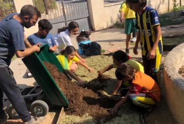 Yeşil Bilezik Projesi kapsamında Gazimağusa’daki altı ilkokula ekolojik bahçeler kazandırıldı