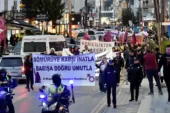 8 Mart Dünya Emekçi Kadınlar Günü nedeniyle Lefkoşa’da yürüyüş düzenlendi 08.03.2024 - 21:49 YAYINLANMA