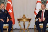 Cumhurbaşkanı Tatar, Lefkoşa Polis Müdürü Tarkan Kızıltuğ’u kabul etti