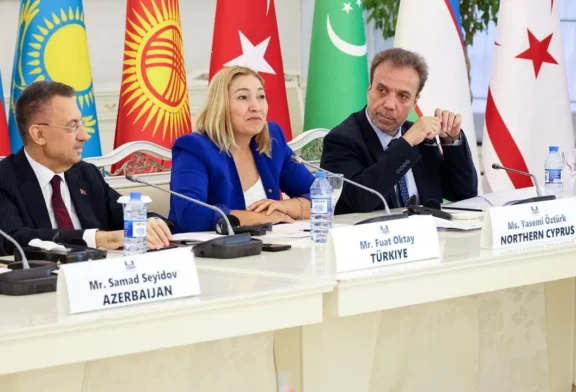 Öztürk, Türk Devletleri Parlamentoları Dışişleri komisyonları Başkanları toplantısında konuştu.