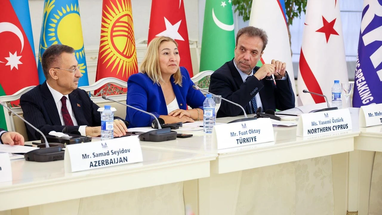 Öztürk, Türk Devletleri Parlamentoları Dışişleri komisyonları Başkanları toplantısında konuştu.