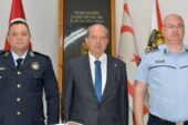 Cumhurbaşkanı Ersin Tatar, Girne Polis Müdürlüğü’nü ziyaret etti