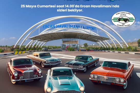 Ercan Havalimanı’nda klasik otomobil şöleni düzenlenecek